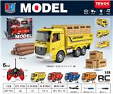 OBL10444242 - 六通遥控小货车/带灯光音乐 49Mhz