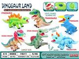 OBL10447585 - 超萌搪胶声光恐龙（六款混装）