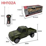 OBL10448921 - 二通遥控车1：20   （绿色，沙漠色）       开窗盒