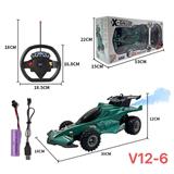OBL10449082 - 四通遥控车方向盘动力感应带3D灯光音乐+喷雾（包3.7V电池+USB线）1:14 （红，蓝，绿）  

