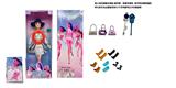 OBL10449396 - K-POP 猎魔女团真人版11.5寸12关节实身带七彩灯光主题曲鲁米佐依米拉儿唱歌芭比带魔术棒，镀金手提包金貂卡片一张