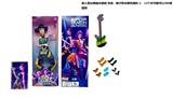 OBL10449408 - K-POP 猎魔女团真人版11.5寸12关节实身鲁米佐依米拉儿唱歌芭比带魔术棒，镀金手提包金貂卡片一张