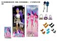 OBL10449409 - K-POP 猎魔女团真人版11.5寸12关节实身鲁米佐依米拉儿唱歌芭比带魔术棒，镀金手提包金貂卡片一张