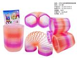 OBL10450078 - 大号六边形透明渐变彩虹圈