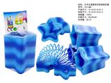 OBL10450080 - 大号五角星双色渐变彩虹圈