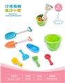 OBL10452259 - 城堡桶配沙滩配件配小船(8)PCS