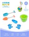 OBL10452262 - 城堡桶配沙滩配件配小船(6)PCS