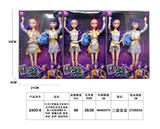 OBL10452901 - 11.5寸开窗盒【实身11关节带灯光音乐身体 双人装加动物】K-POP 猎魔女团 鲁米 米拉 佐伊 娃娃系列