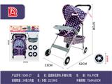 OBL10453214 - 蓝底/粉花厚布推车(铁)
(卡头.袋)