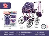 OBL10453217 - 蓝底/粉花厚布推车(铁)
(卡头.袋)