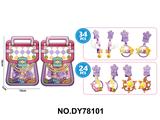 OBL10454002 - DIY小颗粒积木耳环紫色两款混
1款24pcs,1款34pcs