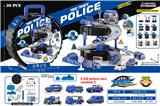 OBL10456888 - 双层轮胎弹射警察停车场（2AB车+路标）