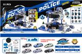 OBL10456895 - 双层轮胎弹射警察停车场（3铁皮车+路标）