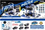 OBL10456897 - 双层轮胎弹射警察停车场（3合金车+路标）