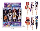 OBL10458328 - K-POP 猎魔女团真人版11.5寸9关节实身芭芘6款12PCS