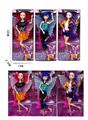 OBL10458341 - K-POP 猎魔女团动画版11.5寸活手实身摇滚芭芘带吉他三人随机混装