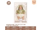 OBL10460793 - 20寸棉身配重娃娃+睡垫 +奶瓶+尿布+出生卡+奶嘴+6向重力感应+仿真吮吸功能