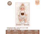 OBL10460796 - 20寸棉身配重娃娃+睡垫 +奶瓶+尿布+出生卡+奶嘴+6向重力感应+仿真吮吸功能