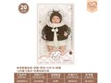 OBL10460816 - 20寸棉身配重娃娃+奶瓶+尿布+出生卡+奶嘴+6向重力感应+仿真吮吸功能