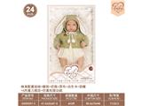 OBL10460859 - 24寸棉身配重娃娃+睡垫+奶瓶+尿布+出生卡+奶嘴+6向重力感应+仿真吮吸功能