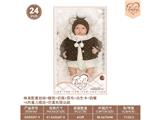 OBL10460860 - 24寸棉身配重娃娃+睡垫+奶瓶+尿布+出生卡+奶嘴+6向重力感应+仿真吮吸功能