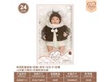OBL10460904 - 24寸棉身配重娃娃+奶瓶+尿布+出生卡+奶嘴+6向重力感应+仿真吮吸功能