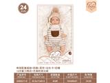 OBL10460906 - 24寸棉身配重娃娃+奶瓶+尿布+出生卡+奶嘴+6向重力感应+仿真吮吸功能