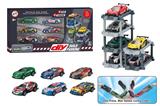 OBL10461383 - 1：64合金车 停车场带弹射 铁皮