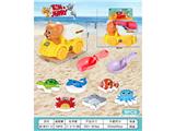 OBL10462012 - 沙滩玩具小卡头网袋
9件套