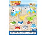 OBL10462017 - 沙滩玩具小卡头网袋
9件套