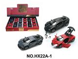 OBL10463509 - 1:36回力合金车模-布加迪带灯光音乐 （3色混装）（12只/展示盒）