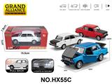 OBL10463529 - 1:36拉达双灯合金车（有声光）（3色混装）