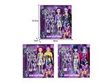 OBL10464576 - 11.5寸实身11关节K-POP猎魔男团猎魔女团娃娃2只装带配件