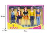 OBL10464582 - 11.5寸实身11关节K-POP猎魔男团猎魔女团娃娃5只装