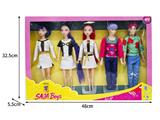 OBL10464583 - 11.5寸实身11关节K-POP猎魔男团猎魔女团娃娃5只装