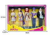 OBL10464594 - 11.5寸实身11关节K-POP猎魔男团猎魔女团娃娃5只装带配件