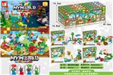 OBL10465333 - M系列积木-集齐4款组成怪兽乐园/4款混装（8盒/展示盒）