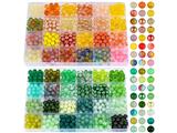 OBL10466492 - 8mm珍珠+玻璃珠+线（2*24格）