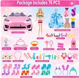 OBL10467208 - DIY芭比汽车套装76PCS