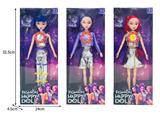 OBL10467326 - 11.5寸实身11关节K-POP猎魔女团娃娃（带灯光音乐）
