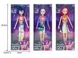 OBL10467331 - 11.5寸实身11关节K-POP猎魔女团娃娃带配件（带灯光音乐）