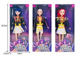 OBL10467334 - 11.5寸实身11关节K-POP猎魔女团娃娃（带灯光音乐）
