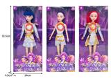 OBL10467355 - 11.5寸实身11关节K-POP猎魔女团娃娃带配件（带灯光音乐）