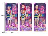 OBL10467365 - 11.5寸实身11关节K-POP猎魔女团娃娃带配件（带灯光音乐）