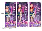 OBL10467370 - 11.5寸实身11关节K-POP猎魔女团娃娃带配件（带灯光音乐）