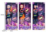 OBL10467372 - 11.5寸实身11关节K-POP猎魔女团娃娃带配件（带灯光音乐）