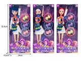 OBL10467373 - 11.5寸实身11关节K-POP猎魔女团娃娃带配件（带灯光音乐）