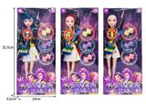 OBL10467374 - 11.5寸实身11关节K-POP猎魔女团娃娃带配件（带灯光音乐）