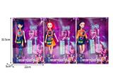 OBL10467382 - 11.5寸实身11关节K-POP猎魔女团娃娃带配件（带灯光音乐）
