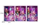 OBL10467389 - 11.5寸实身11关节K-POP猎魔女团娃娃带配件（带灯光音乐）
